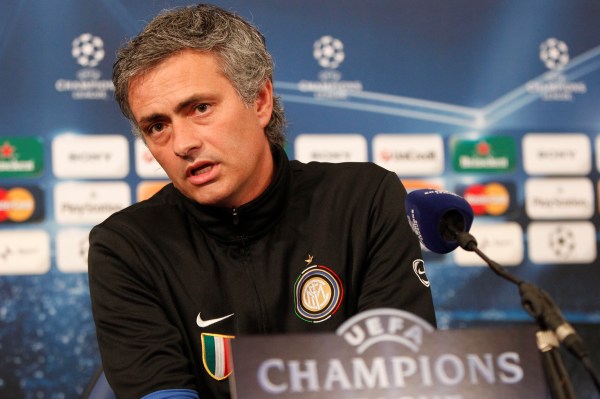 José Mourinho, kouč Interu Milán. José Mourinho, kouč Interu Milán.