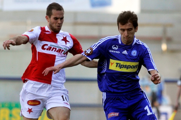 Červenobílí odjíždějí z Olomouce s porážkou 1:3.