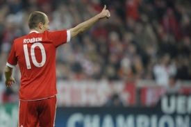 Arjen Robben, opora německ&eacute;ho Bayernu.