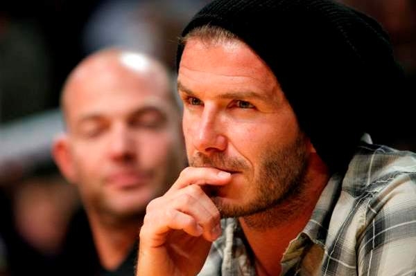 David Beckham během rekonvalescence. Jeho návrat na hřiště se zadrhl. David Beckham během rekonvalescence. Jeho návrat na hřiště se zadrhl.