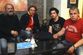 Tvůrčí tým: zleva Horyna, Novák, Řehořek a Fífa.