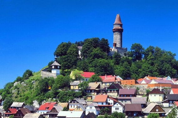 Štramberk - hrad a hradní věž.