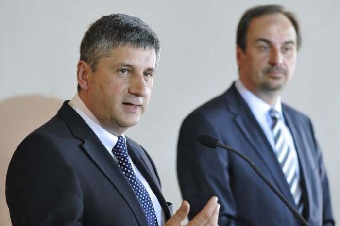 Michael Spindelegger s Janem Kohoutem.