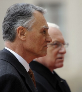 Portugalsk&yacute; prezident An&iacute;bal Cavak Silva nav&scaron;t&iacute;vil ned&aacute;vno Prahu.