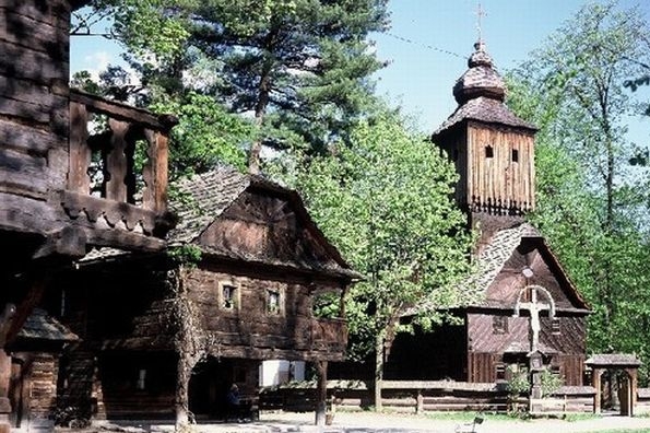 Valašské muzeum v přírodě v Rožnově pod Radhoštěm.