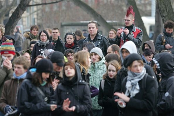 Na prvního máje si tradičně dávají sraz anarchisti (ilustrační foto).