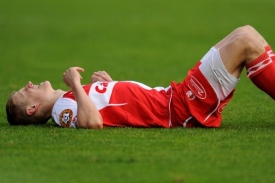 Petr Janda byl osamocený v útočné snaze. Slavii do finále nedotáhl.