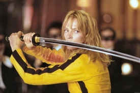 Uma Thurmanová ve filmu Kill Bill.