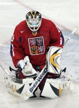 Brankář Tomáš Vokoun.