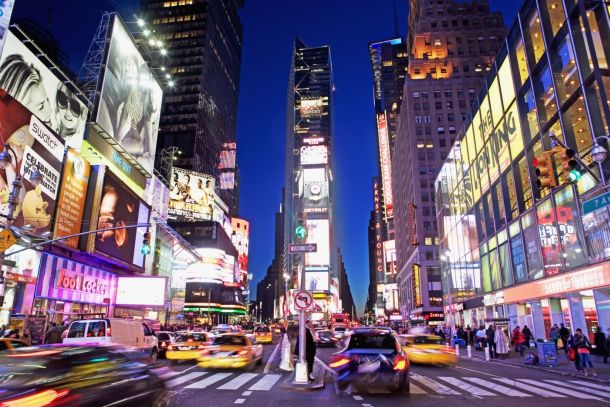 Teroristé připraovali útoky na Time square (ilustrační foto).