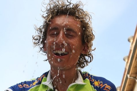 Italský cyklista Franco Pellizotti.