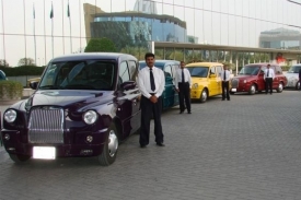 Britská taxi.
