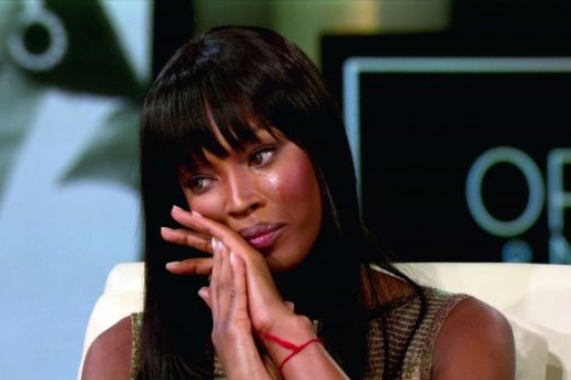 Naomi Campbellová se rozplakala v show Oprah Winfreyové.