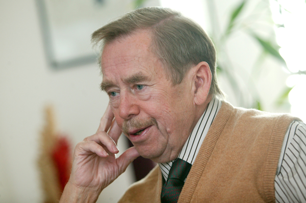Václav Havel okomentoval mimo jiné dění na současné politické scéně.