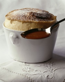 Nadýchané slané soufflé. Nadýchané slané soufflé.