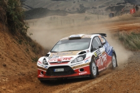 Martin Prokop a Jan Tománek s vozem Ford Fiesta S2000.