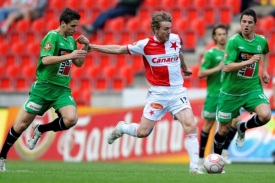 Slavia doma utrpěla vysokou porážku s Jabloncem.