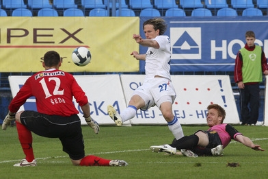 Mario Lička má po zápase s Boleslaví otřes mozku.