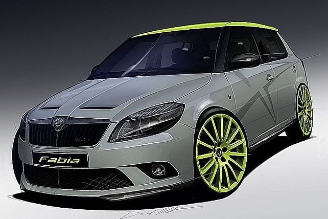 Škoda Fabia RS+ vypadá opravdu ostře.