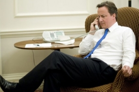 Nový ministerský předseda David Cameron.