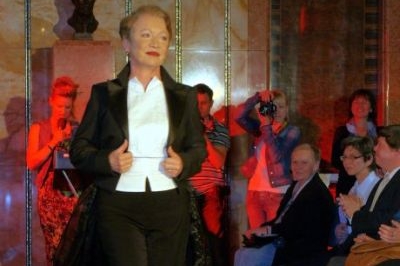 Herečka Hana Maciuchová jako modelka.