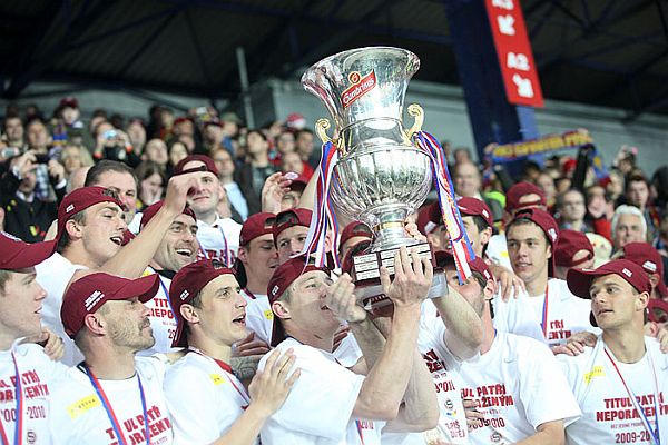 Sparta vyhrála ligu. Oslavy začínají.