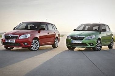 Dvě novinky Škody Auto - Fabia RS a Fabia Combi RS.