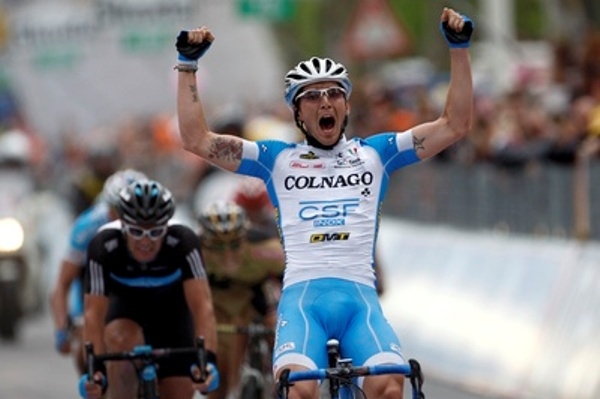 Italský cyklista Manuel Beletti.