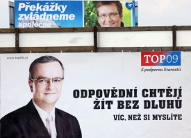 TOP 09 sází hlavně na billboardy.