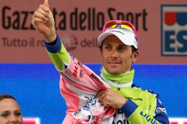 Cyklista Ivan Basso.