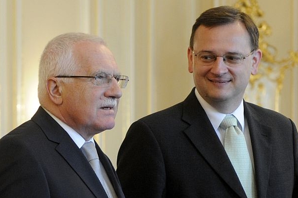 Další v řadě. Na Hrad zamířil i lídr ODS Petr Nečas.