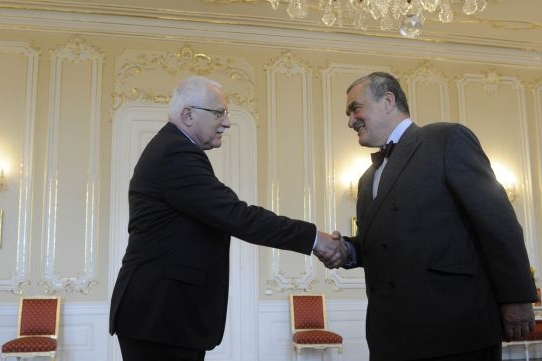 Václav Klaus se sešel na Pražském hradě s Karlem Schwarzenbergem.