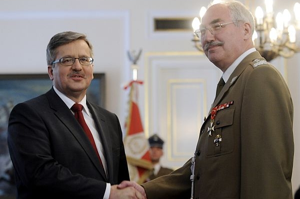Kandidát na polského prezidenta Bronislaw Komorowski.
