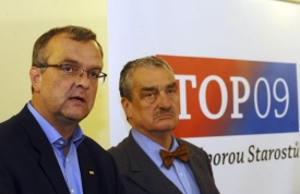 Miroslav Kalousek a Karel Schwarzenberg.