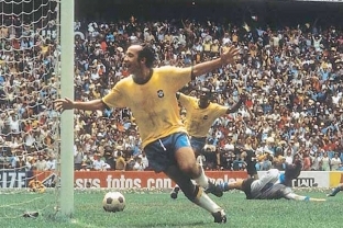 1970: Utkání mezi Brazílií a Itálií.