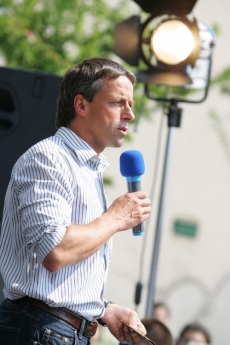 Pavel Bém se tradičně setkával s Pražany na 1. máje.