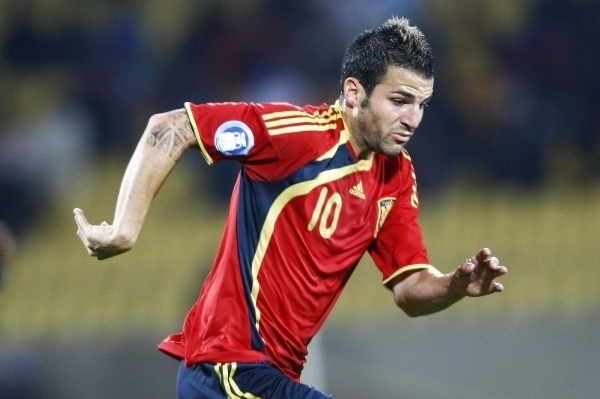 Španělský záložník Cesc Fábregas.