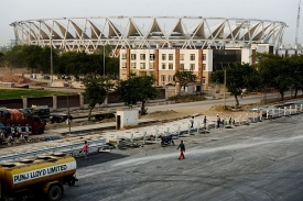 Nový stadion v Dillí.