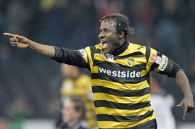 Útočník Pobřeží Slonoviny Seydou Doumbia.