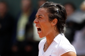 Francesca Schiavoneová finále velmi emotivně prožívala.