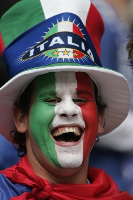 Italský fanoušek (ilustrační foto).