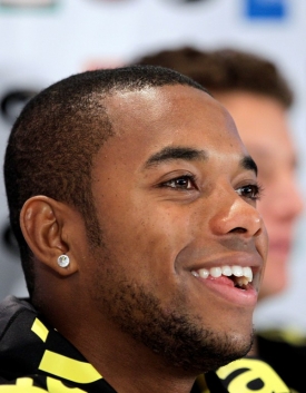 Brazilský fotbalista Robinho.