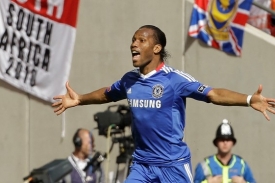 Útočník Chelsea a Pobřeží Slonoviny Didier Drogba.