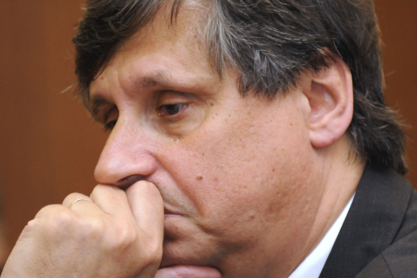 Premiér Jan Fischer.