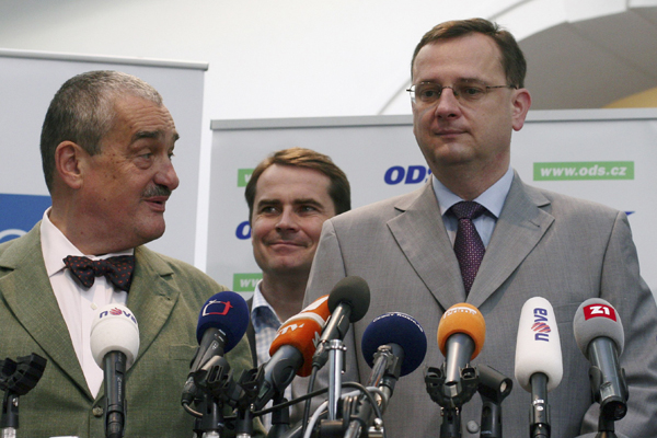 ODS, TOP 09 a VV chtějí vyjednávat o přímé volbě prezidenta.