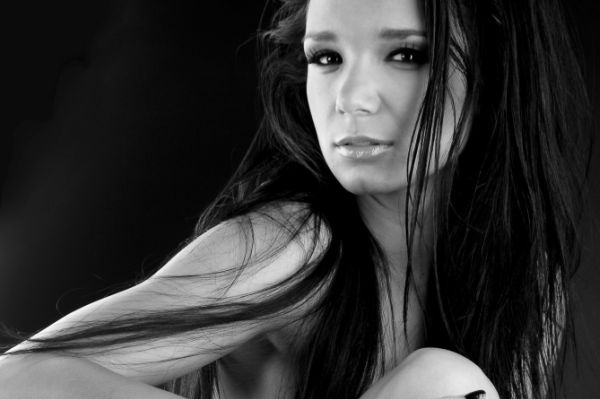 Modelka Gábina Dvořáková.