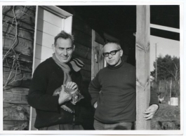 Přátelé Jan Křížek a Václav Boštík v roce 1968.