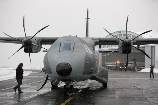 Letadlo CASA C-295M.