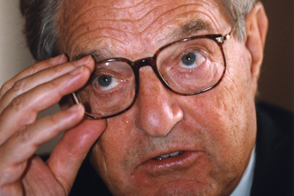 Americký miliardář maďarského původu George Soros.