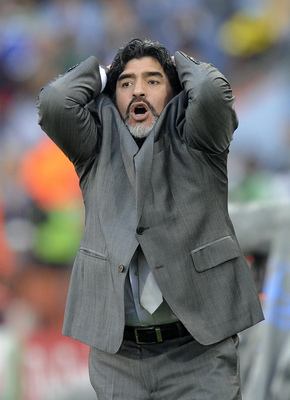 Maradona a další z jeho 